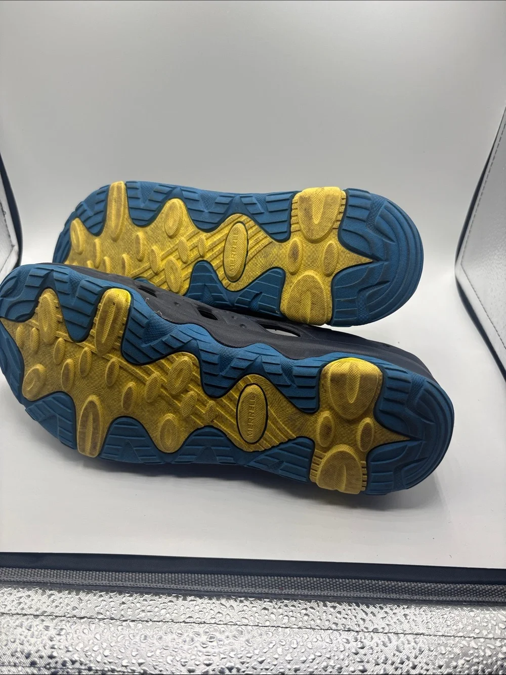 Merrell Kids Navy and Bright Blue Water Shoes